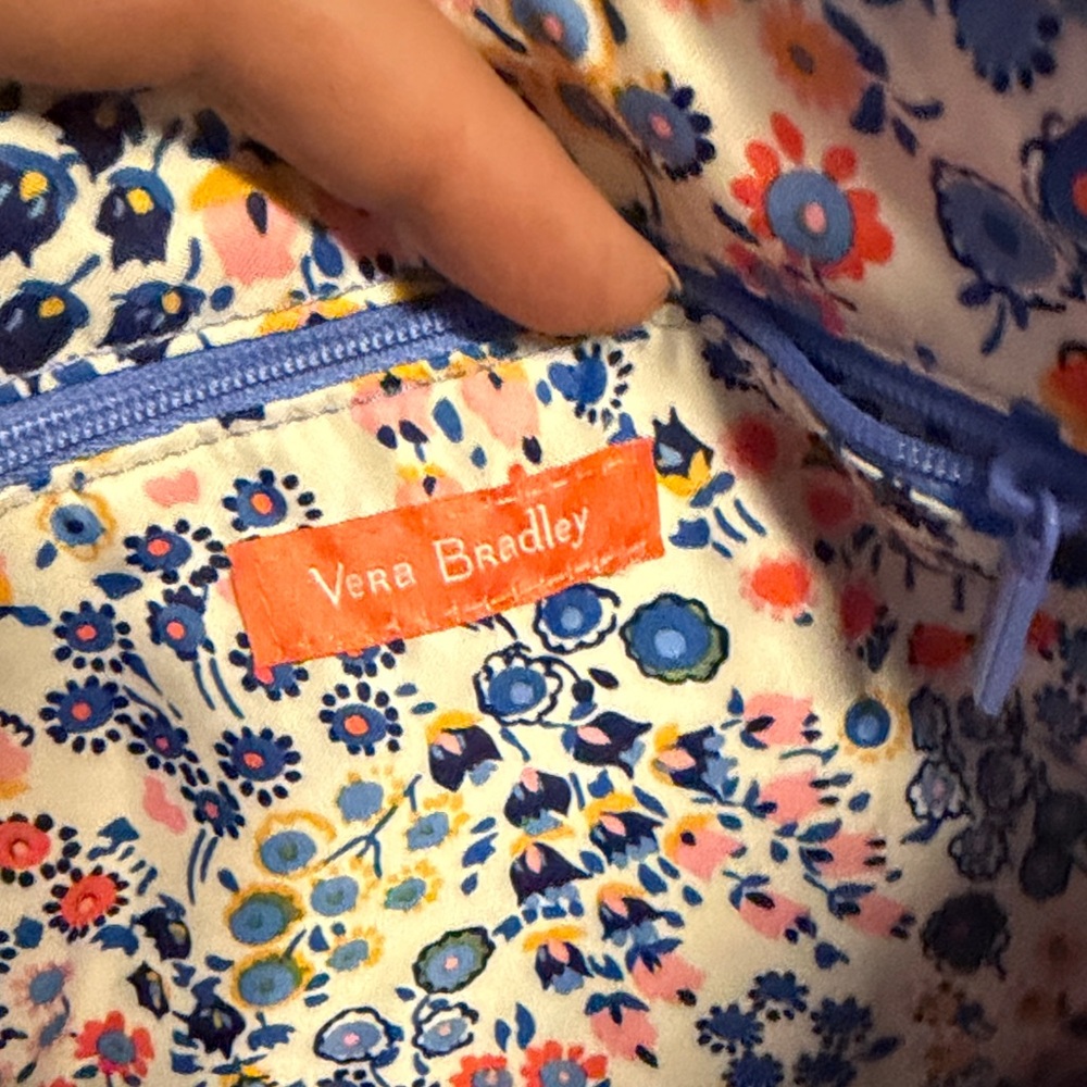 Vera Bradley Coral Floral Quilted Crossbody - Picture 8 of 11